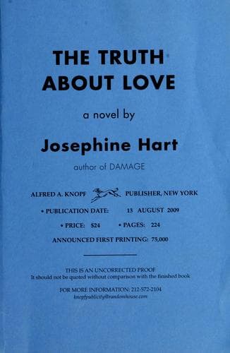 Tapa de The truth about love
