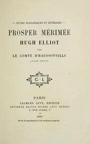 Tapa de Études biographiques et littéraires