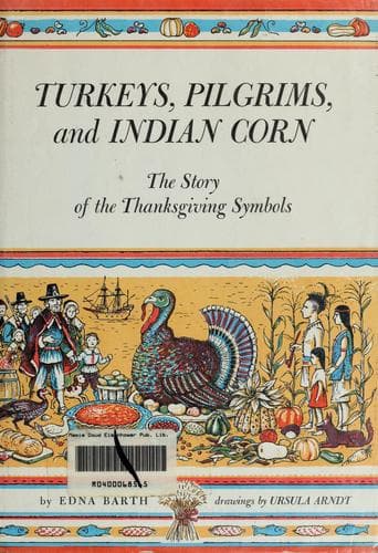 Tapa de Turkeys, Pilgrims, and Indian corn
