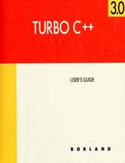 Tapa de Turbo C++ version 3.0 user's guide