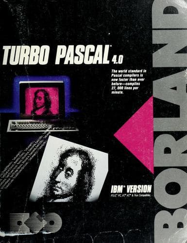 Tapa de Turbo pascal