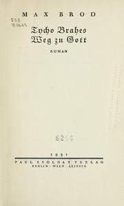 Tapa de Tycho Brahes Weg zu Gott