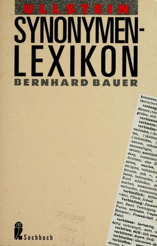 Tapa de Ullstein Synonymen-Lexikon