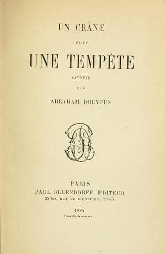 Tapa de Un crâne sous une tempête