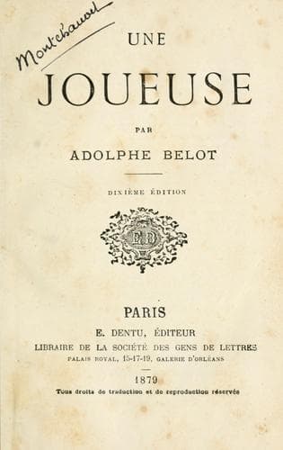 Tapa de Une joueuse