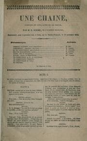 Tapa de Une chaîne