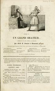 Tapa de Un grand orateur