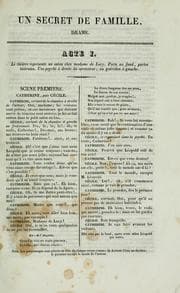 Tapa de Un secret de famille