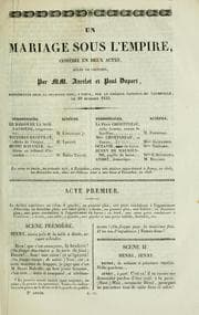 Tapa de Un mariage sous l'empire
