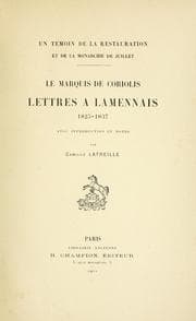 Tapa de Un témoin de la Restauration et de la Monarchie de juillet