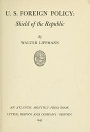 Tapa de U.S. foreign policy: shield of the republic