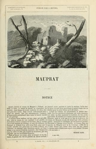 Tapa de uvres illustrées de George Sand