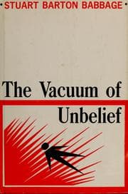 Tapa de The vacuum of unbelief