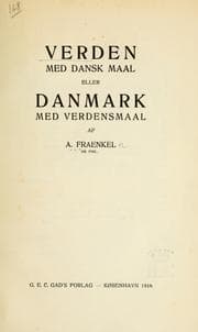 Tapa de Verden med dansk Maal eller Danmark med Verdensmaal