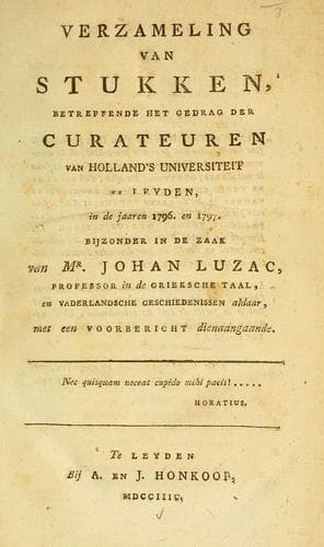Tapa de Verzameling van Stukken