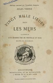 Tapa de Vingt mille lieues sous les mers