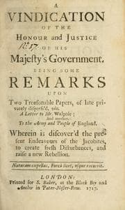 Tapa de A vindication of the honour and justice of His Majesty's government