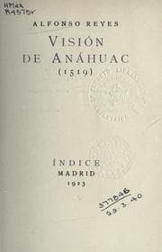 Tapa de Visión de Anáhuac