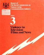 Tapa de Report of The Royal Commission on Violence in the Communications Industry
