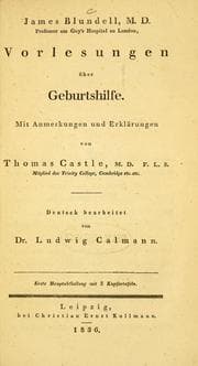 Tapa de Vorlesungen er Geburtshilfe, mit Anmerkungen und Erklungen von Thomas Castle