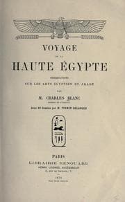 Tapa de Voyage de la haute Égypte