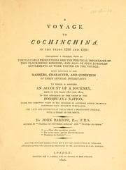 Tapa de A voyage to Cochinchina, in the years 1792 and 1793