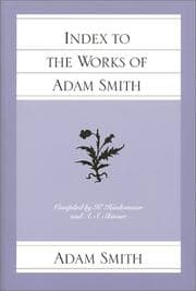 Tapa de Index to the Works of Adam Smith
