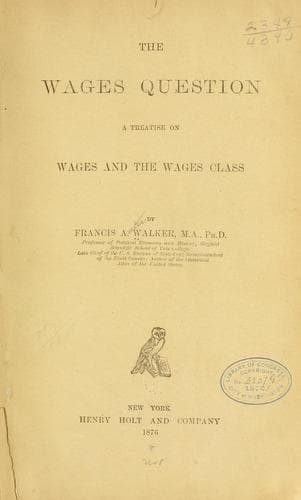 Tapa de The wages question