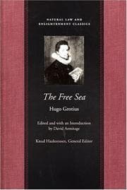 Tapa de The Free Sea (Natural Law and Enlightenment Classics)