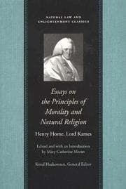Tapa de Essays on the principles of morality and natural religion