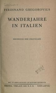 Tapa de Wanderjahre in Italien