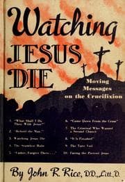Tapa de Watching Jesus die
