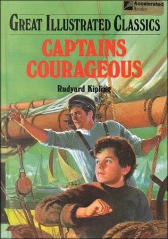 Tapa de Captains Courageous (Great Illustrated Classics)
