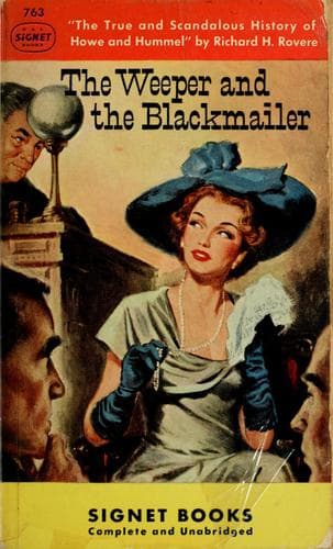 Tapa de The weeper and the blackmailer