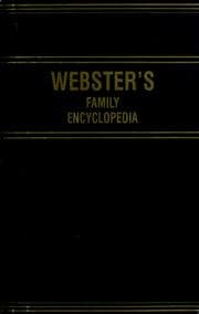 Tapa de Webster's family encyclopedia