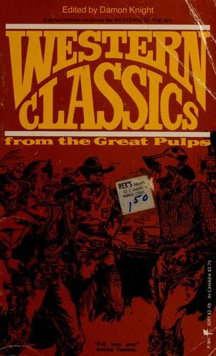 Tapa de Western classics from the great pulps