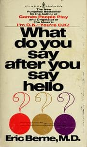 Tapa de What do you say after you say hello?