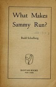 Tapa de What makes Sammy run?