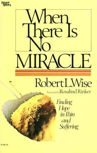 Tapa de When there is no miracle