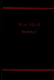 Tapa de Who killed society?