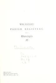 Tapa de Wiltshire parish registers
