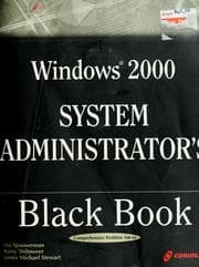 Tapa de Windows 2000 system administrator's black book
