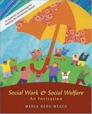 Tapa de Social Work and Social Welfare