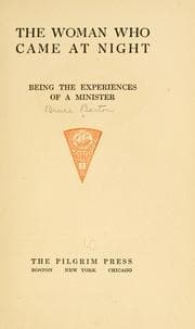 Tapa de The woman who came at night