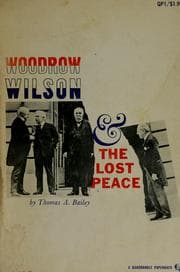 Tapa de Woodrow Wilson and the lost peace