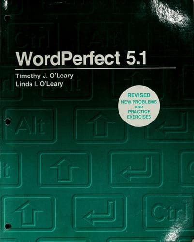 Tapa de WordPerfect 5.1
