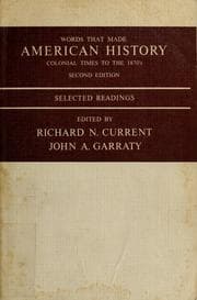 Tapa de Words that made American history