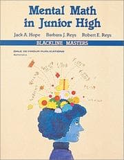 Tapa de Mental Math in Junior High