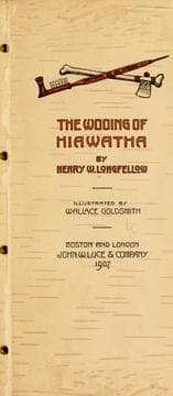 Tapa de The wooing of Hiawatha..