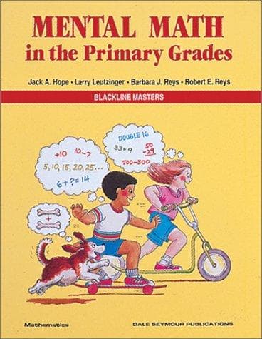 Tapa de Mental math in the primary grades